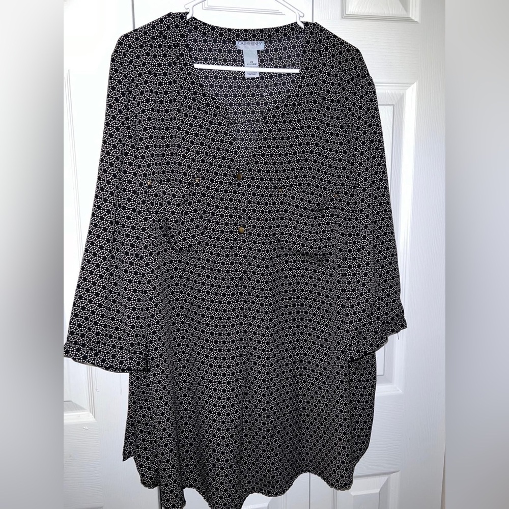 Catherines blouse multi color size 2x/22/24w for women’s